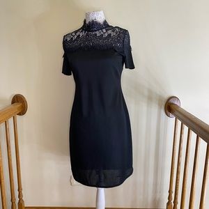 Women midi black dress